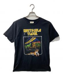 Onitsuka Tiger×ANDREA POMPILIO（オニツカタイガー×アンドレアポンピリオ）の古着「プリントTシャツ」｜ブラック