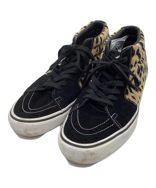 SUPREME（シュプリーム）SUPREME (シュプリーム) VANS (ヴァンズ) Sk8-Mid Pro/ミッドカットスニーカー ブラック×ブラウン サイズ:29の古着・服飾アイテム