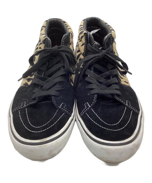 SUPREME（シュプリーム）SUPREME (シュプリーム) VANS (ヴァンズ) Sk8-Mid Pro/ミッドカットスニーカー ブラック×ブラウン サイズ:29の古着・服飾アイテム