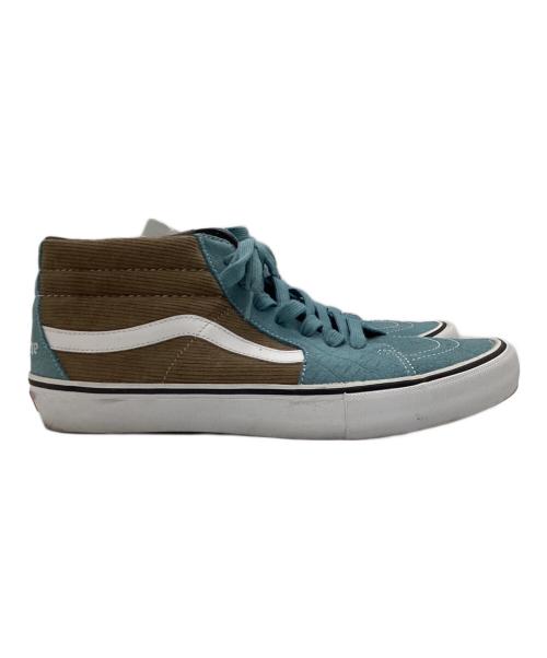 SUPREME（シュプリーム）SUPREME (シュプリーム) VANS (ヴァンズ) Sk8-Mid Pro ブルー×ブラウン サイズ:29の古着・服飾アイテム