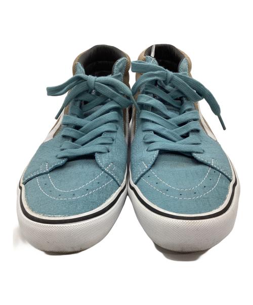 SUPREME（シュプリーム）SUPREME (シュプリーム) VANS (ヴァンズ) Sk8-Mid Pro ブルー×ブラウン サイズ:29の古着・服飾アイテム