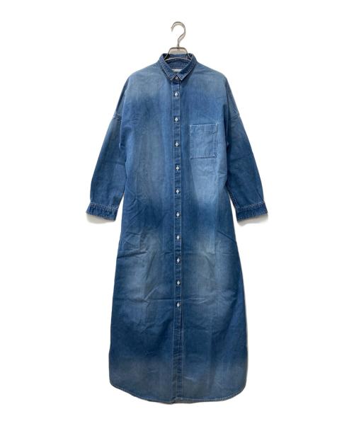 upper hights（アッパーハイツ）upper hights (アッパーハイツ) デニムシャツワンピース ブルー サイズ:1の古着・服飾アイテム