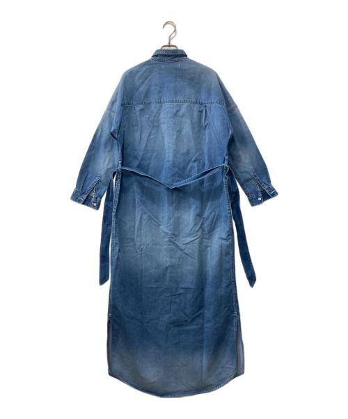 upper hights（アッパーハイツ）upper hights (アッパーハイツ) デニムシャツワンピース ブルー サイズ:1の古着・服飾アイテム