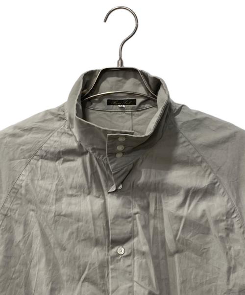 HAVERSACK（ハバーサック）HAVERSACK (ハバーサック) コットンシルク長袖シャツ ベージュ サイズ:Mの古着・服飾アイテム