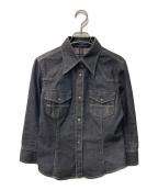 BURBERRY LONDONバーバリーロンドン）の古着「デニムシャツ」｜インディゴ