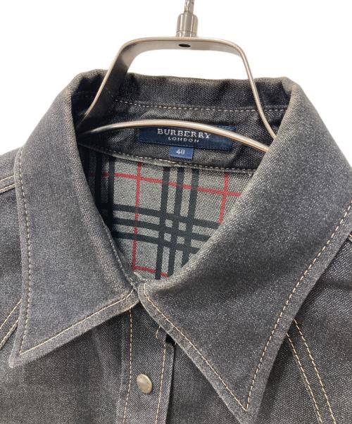 BURBERRY LONDON（バーバリーロンドン）BURBERRY LONDON (バーバリーロンドン) デニムシャツ インディゴ サイズ:40の古着・服飾アイテム