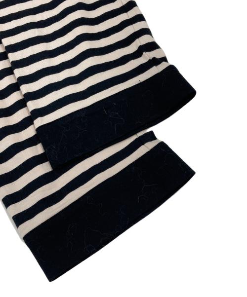 BURBERRY LONDON（バーバリーロンドン）BURBERRY LONDON (バーバリーロンドン) ボーダーカットソー ブラック×ベージュ サイズ:2の古着・服飾アイテム