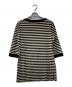 BURBERRY LONDON (バーバリーロンドン) ボーダーカットソー ブラック×ベージュ サイズ:2：4000円