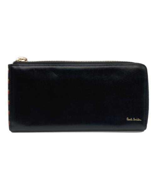 PAUL SMITH（ポールスミス）Paul Smith (ポールスミス) 長財布 ブラックの古着・服飾アイテム