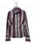 Vivienne Westwood RED LABEL（ヴィヴィアンウエストウッドレッドレーベル）の古着「ストライプシャツ」｜ブラウン×ブルー