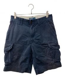 POLO RALPH LAUREN（ポロ・ラルフローレン）の古着「ハーフカーゴパンツ」｜ネイビー