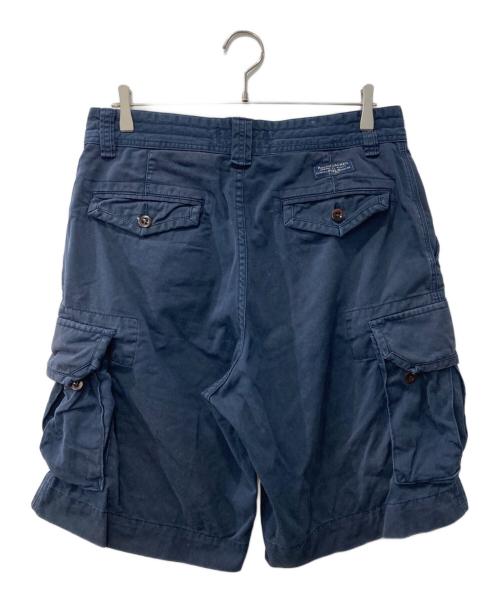 POLO RALPH LAUREN（ポロ・ラルフローレン）POLO RALPH LAUREN (ポロ・ラルフローレン) ハーフカーゴパンツ ネイビー サイズ:32の古着・服飾アイテム