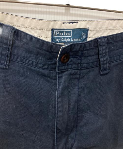 POLO RALPH LAUREN（ポロ・ラルフローレン）POLO RALPH LAUREN (ポロ・ラルフローレン) ハーフカーゴパンツ ネイビー サイズ:32の古着・服飾アイテム