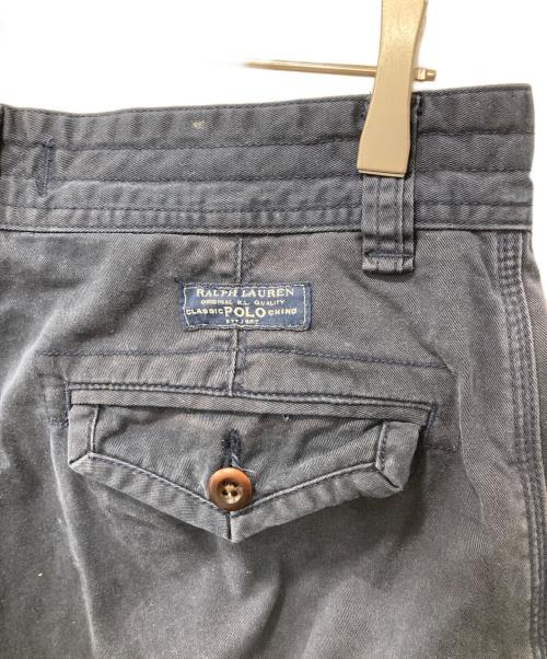 POLO RALPH LAUREN（ポロ・ラルフローレン）POLO RALPH LAUREN (ポロ・ラルフローレン) ハーフカーゴパンツ ネイビー サイズ:32の古着・服飾アイテム