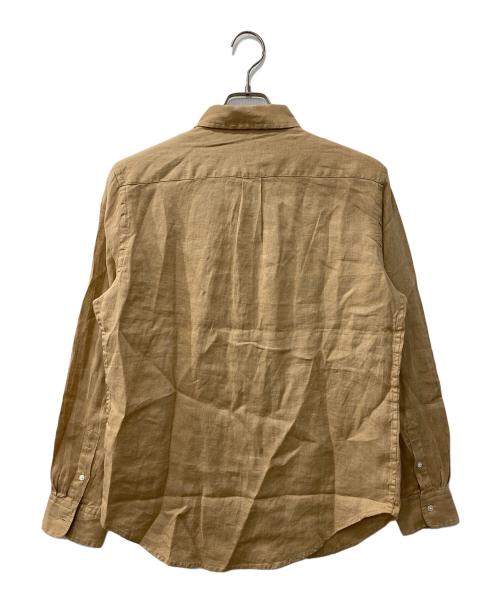 POLO RALPH LAUREN（ポロ・ラルフローレン）POLO RALPH LAUREN (ポロ・ラルフローレン) リネンシャツ ブラウン サイズ:Mの古着・服飾アイテム