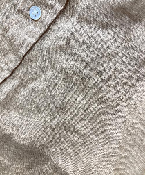 POLO RALPH LAUREN（ポロ・ラルフローレン）POLO RALPH LAUREN (ポロ・ラルフローレン) リネンシャツ ブラウン サイズ:Mの古着・服飾アイテム