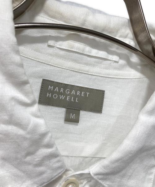 MARGARET HOWELL（マーガレットハウエル）MARGARET HOWELL (マーガレットハウエル) リネンシャツ ホワイト サイズ:Mの古着・服飾アイテム