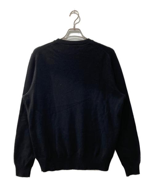 POLO RALPH LAUREN（ポロ・ラルフローレン）POLO RALPH LAUREN (ポロ・ラルフローレン) ポロベアワッペンニット ブラック サイズ:Ｌの古着・服飾アイテム