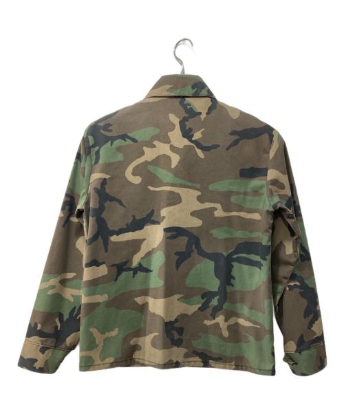 Pointer（ポインター）Pointer (ポインター) 迷彩カバーオール カーキ サイズ:Sの古着・服飾アイテム