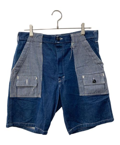 Stan Ray（スタンレー）Stan Ray (スタンレー) 80s/USA製/ヒッコリーハーフパンツ インディゴ サイズ:W34L30の古着・服飾アイテム