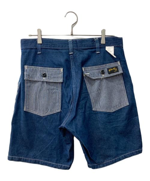 Stan Ray（スタンレー）Stan Ray (スタンレー) 80s/USA製/ヒッコリーハーフパンツ インディゴ サイズ:W34L30の古着・服飾アイテム