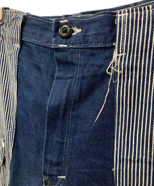 Stan Ray（スタンレー）Stan Ray (スタンレー) 80s/USA製/ヒッコリーハーフパンツ インディゴ サイズ:W34L30の古着・服飾アイテム