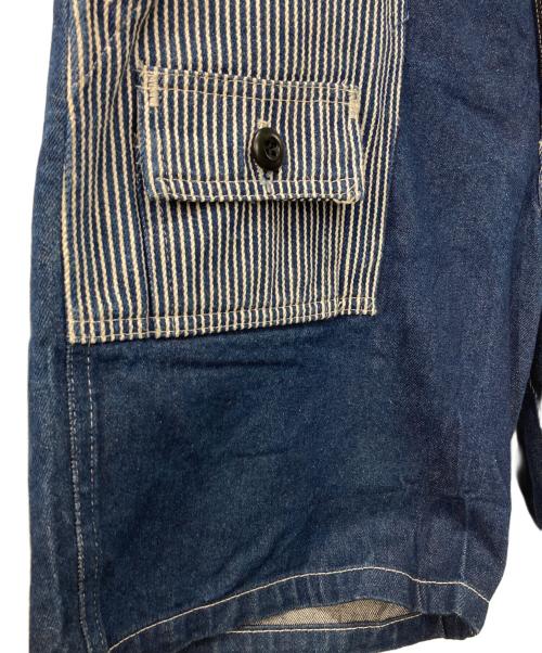 Stan Ray（スタンレー）Stan Ray (スタンレー) 80s/USA製/ヒッコリーハーフパンツ インディゴ サイズ:W34L30の古着・服飾アイテム