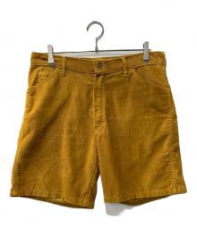 SMITH'S AMERICAN（スミスアメリカン）の古着「90s/コーデュロイハーフパンツ」｜イエロー