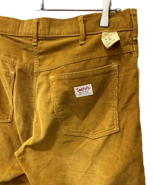 SMITH'S AMERICAN（スミスアメリカン）SMITH'S AMERICAN (スミスアメリカン) 90s/コーデュロイハーフパンツ イエロー サイズ:W33L30の古着・服飾アイテム
