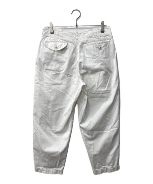 COMME des GARCONS SHIRT（コムデギャルソンシャツ）COMME des GARCONS SHIRT (コムデギャルソンシャツ) 2タックテーパードパンツ/フランス製 ホワイト サイズ:XSの古着・服飾アイテム