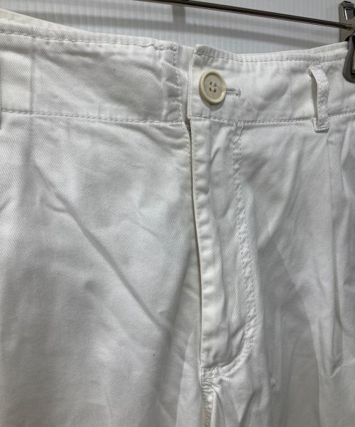 COMME des GARCONS SHIRT（コムデギャルソンシャツ）COMME des GARCONS SHIRT (コムデギャルソンシャツ) 2タックテーパードパンツ/フランス製 ホワイト サイズ:XSの古着・服飾アイテム