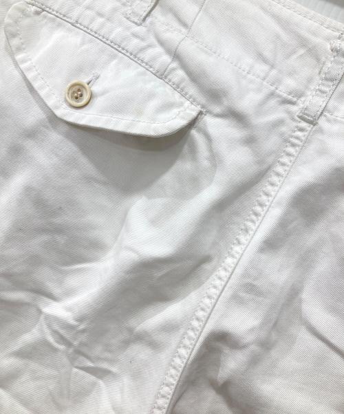 COMME des GARCONS SHIRT（コムデギャルソンシャツ）COMME des GARCONS SHIRT (コムデギャルソンシャツ) 2タックテーパードパンツ/フランス製 ホワイト サイズ:XSの古着・服飾アイテム