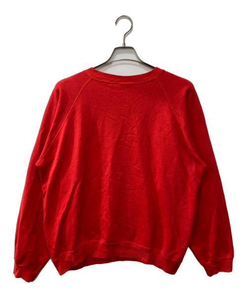 Hanes（ヘインズ）Hanes (ヘインズ) 80s-90s/USA製/ラグランスウェット レッド サイズ:Lの古着・服飾アイテム