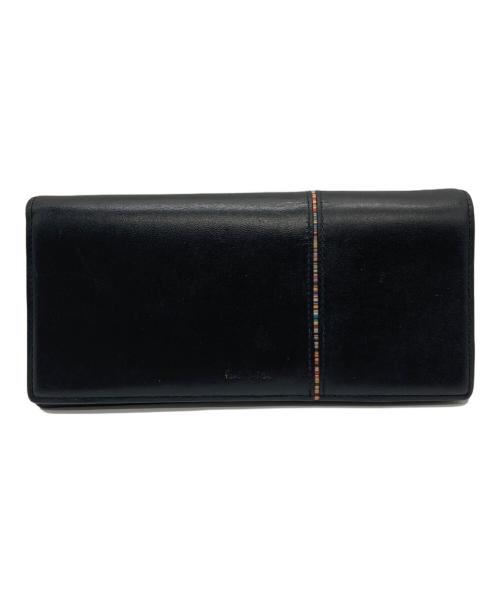 PAUL SMITH（ポールスミス）PAUL SMITH (ポールスミス) 長財布 ブラックの古着・服飾アイテム
