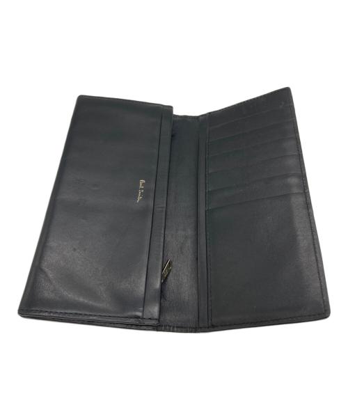PAUL SMITH（ポールスミス）PAUL SMITH (ポールスミス) 長財布 ブラックの古着・服飾アイテム