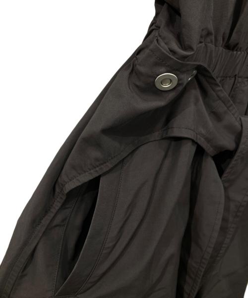 3.1 phillip lim（スリーワンフィリップリム）3.1 phillip lim (スリーワンフィリップリム) ベルテッド Vネック ロング ワンピース グレー サイズ:2の古着・服飾アイテム