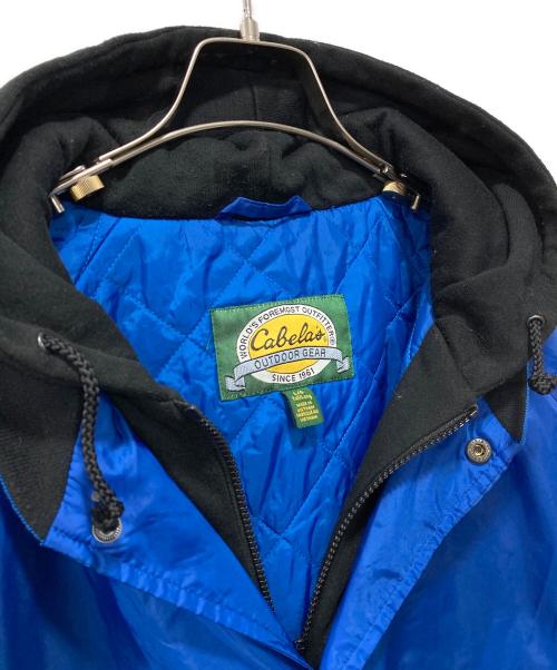 Cabelas（カベラス）Cabelas (カベラス) 90s－00s/フーデッド中綿ジャケット ネイビー サイズ:Lの古着・服飾アイテム
