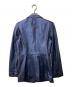GIANFRANCO FERRE (ジャンフランコフェレ) 90s/レザーテーラードジャケット ネイビー サイズ:40：5000円
