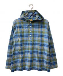 ORIGINAL MADRAS TRADING COMPANY（オリジナル マドラス トレーディング カンパニー）の古着「アノラックパーカー/プルオーバーシャツ」｜ブルー