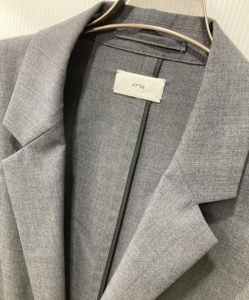 ATON（エイトン）ATON (エイトン) テーラードジャケット/WOOL TROPICAL JACKET グレー サイズ:06の古着・服飾アイテム