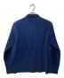 HOMME PLISSE ISSEY MIYAKE (オム プリッセ イッセイ ミヤケ) プリーツスタンドカラージャケット ブルー サイズ:2：27000円