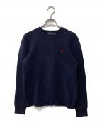 POLO RALPH LAURENポロ・ラルフローレン）の古着「ロゴニット」｜ネイビー