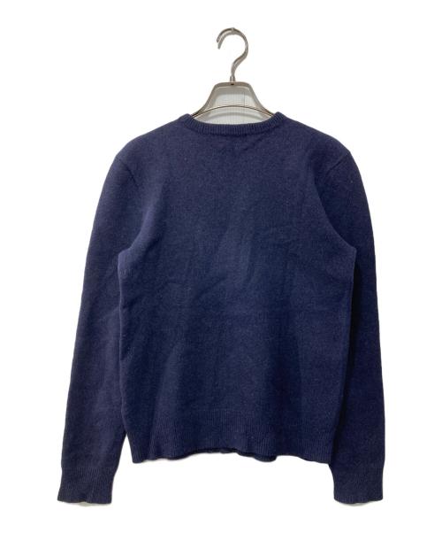 POLO RALPH LAUREN（ポロ・ラルフローレン）POLO RALPH LAUREN (ポロ・ラルフローレン) ロゴニット ネイビー サイズ:Sの古着・服飾アイテム
