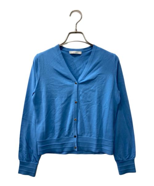 ANAYI（アナイ）ANAYI (アナイ) レーヨンカーディガン ブルー サイズ:38の古着・服飾アイテム