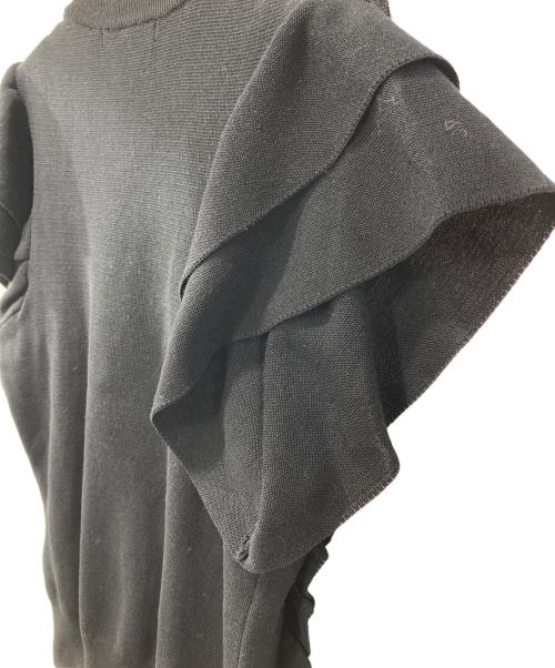 ANAYI（アナイ）ANAYI (アナイ) 半袖ニット ブラック サイズ:36の古着・服飾アイテム