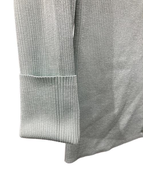 ANAYI（アナイ）ANAYI (アナイ) アセテートポリエステルVネック/ニットカーディガン グリーン サイズ:38の古着・服飾アイテム