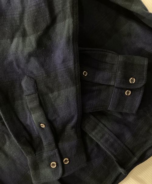 Eddie Bauer（エディーバウアー）Eddie Bauer (エディーバウアー) チェックネルシャツ ネイビー サイズ:XXLの古着・服飾アイテム