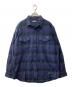 Eddie Bauer（エディーバウアー）の古着「チェックネルシャツ」｜ネイビー