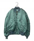 ALPHAアルファ）の古着「VINTAGE L-28フライトジャケット/50s復刻 MA-1ジャケット」｜グリーン