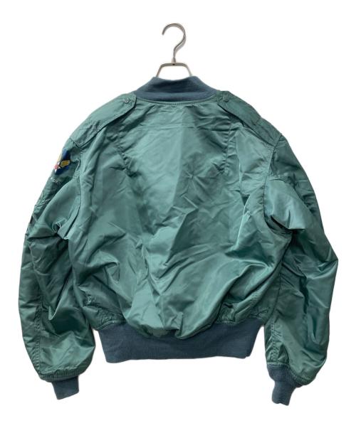 ALPHA（アルファ）ALPHA (アルファ) VINTAGE L-28フライトジャケット/50s復刻 MA-1ジャケット グリーン サイズ:XLの古着・服飾アイテム